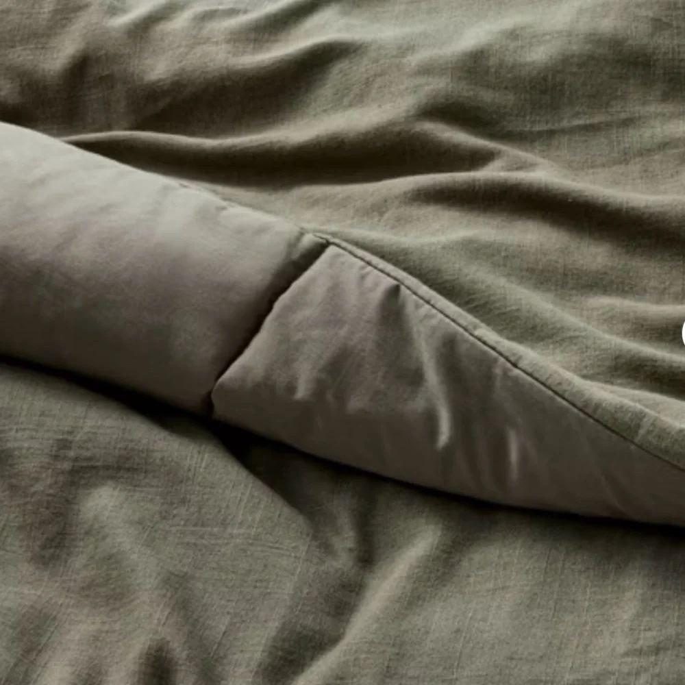 Casaluna Comforter Full/Queen Olive Green Heavy Weight